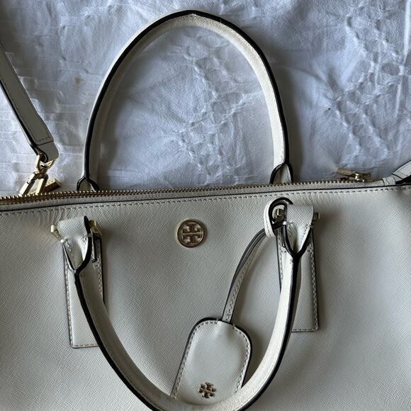 Tory Burch Robinson Leather Large Bag - Picture 10 of 16